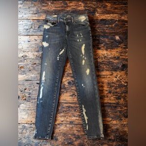Polo by Ralph Lauren Black and Tan Skinny Jeans